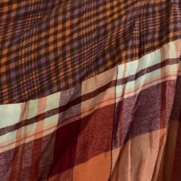 Cato Multi Plaid Cardigan Vest - Picture 4 of 4